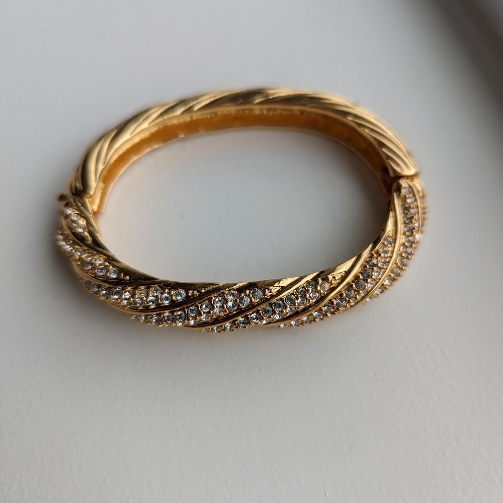 Swavorski 18k gold plated bracelet